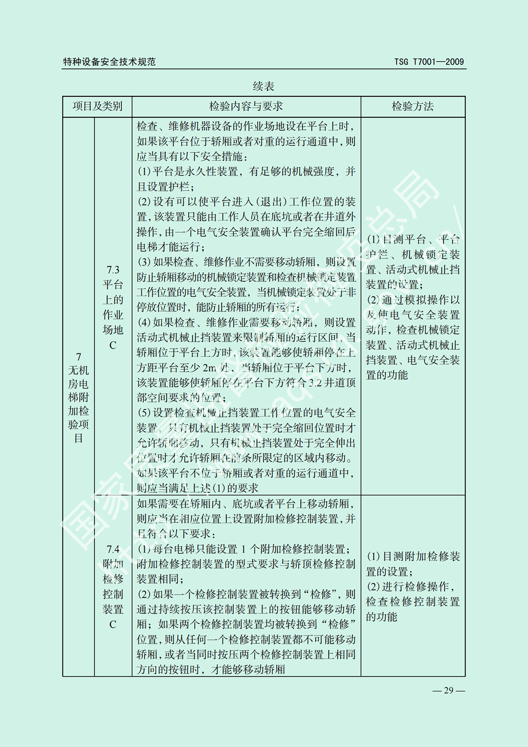 电梯监督检验和定期检验规则——曳引与强制驱动电梯     TSG  T7001-2009(图23)